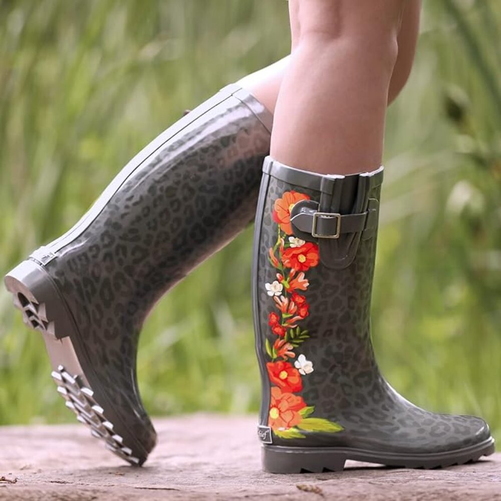 Waterproof Ladies Tall Knee High Rain Boots